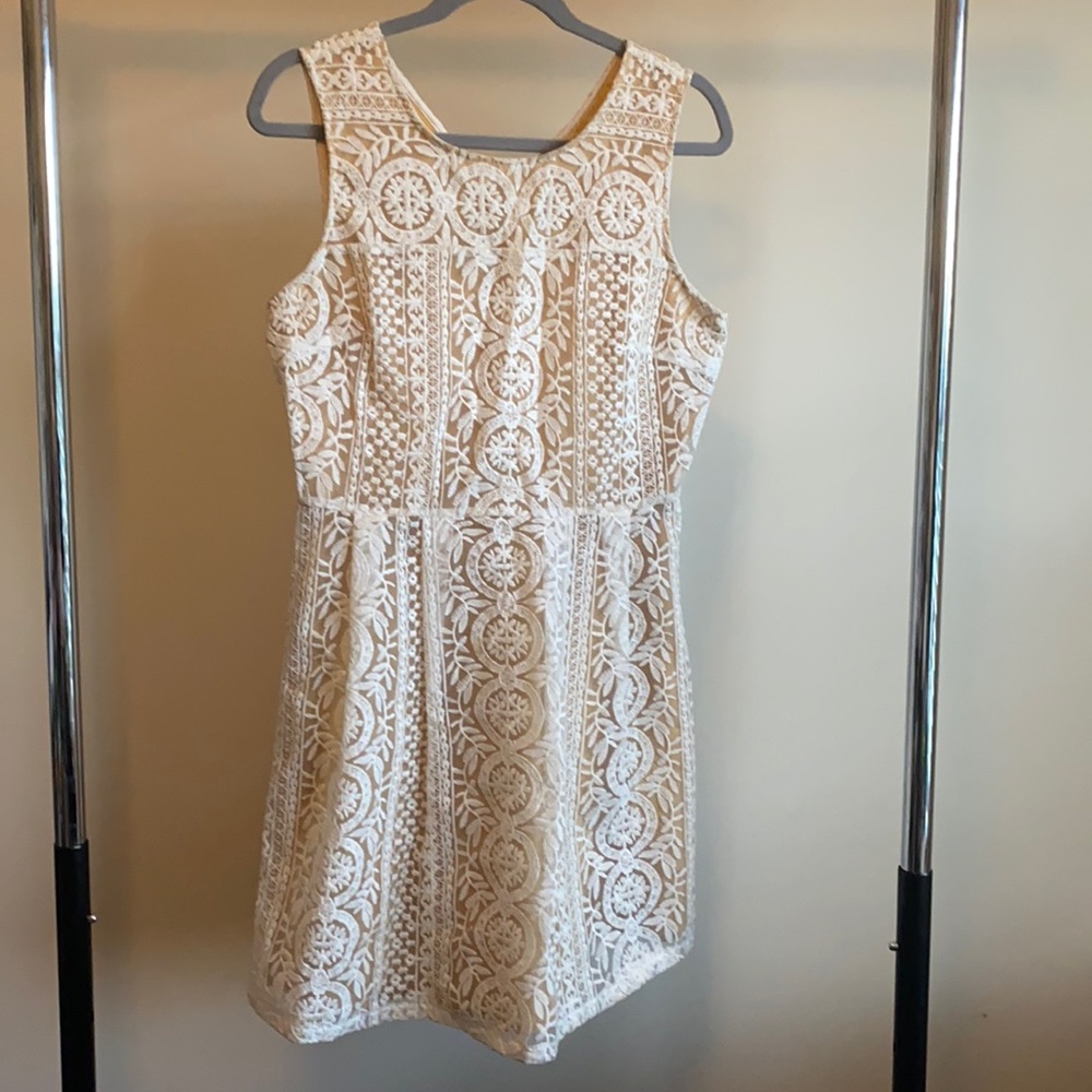 Altar’d State Cream Lace Dress - Size L